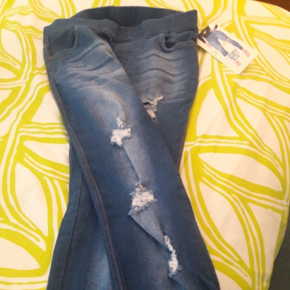 Blue Jean Jeggings - Picture 1 of 3